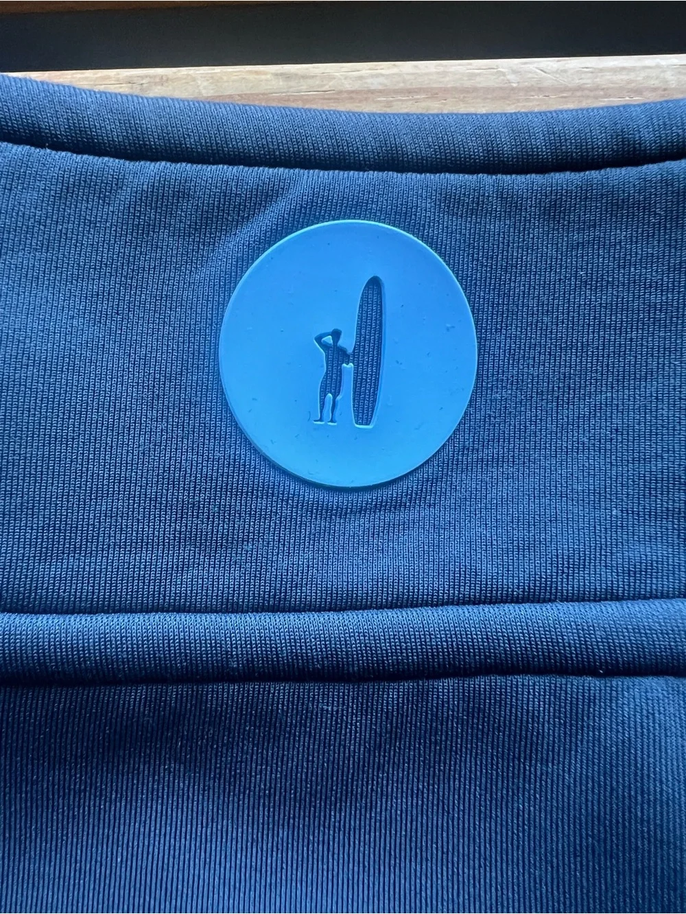 johnnie-O Men’s Blue Solid 1/4 Zip Mock Neck Sleeveless Golf/Surfer Vest M # 349